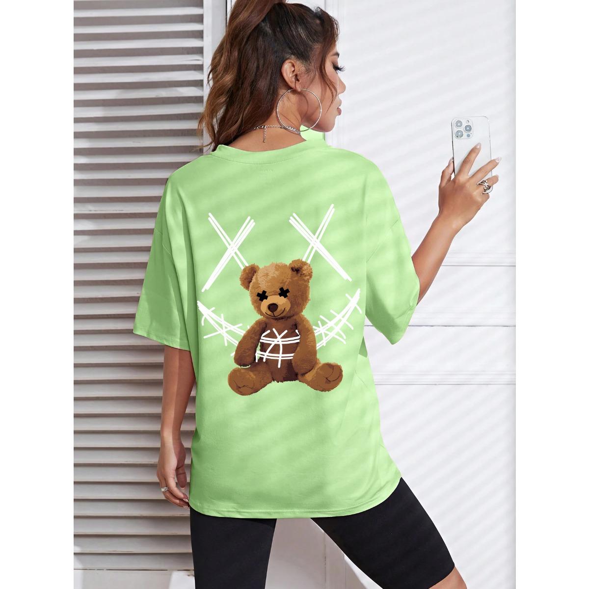 

Женская повседневная футболка с принтом, мягкий топ, модная крутая футболка, уличная, летняя, с коротким рукавом XL