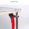 1PCS Alloy Steel Quick Ratchet Track Saw Guide Rail Clamp for MFT Table Guide Rail System Woodworking Clamp