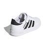 adidas Neo Breaknet Abrasion Resistant Low Top Kids' Skateboarding Shoes White Black Children Aged 3 7 Years Old FZ0106