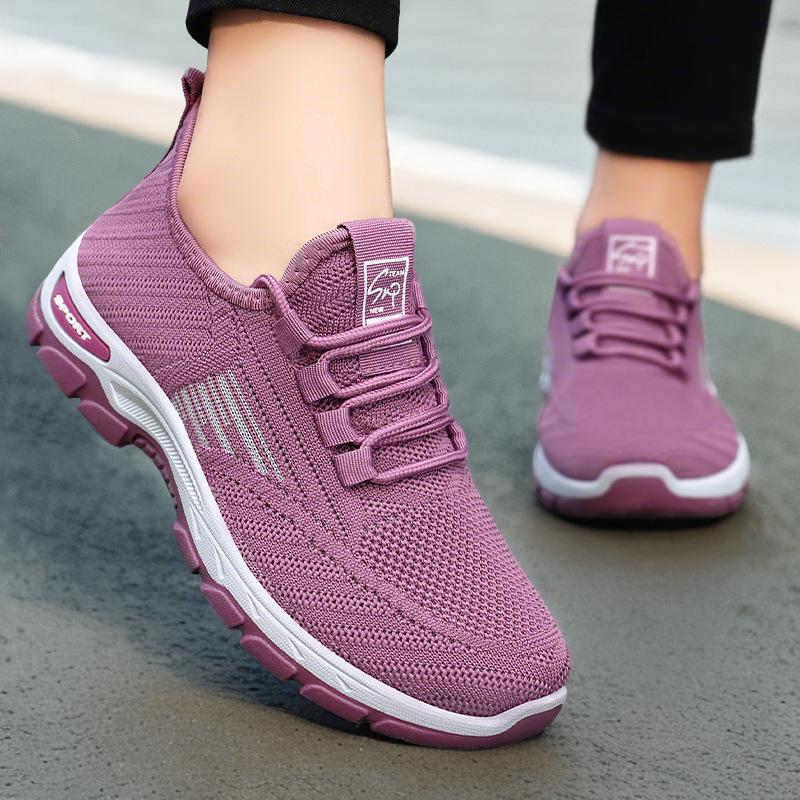 Women's new casual sneakers - lightweight cool mesh breathable soft sole fashionable versatile arch support does not tire feet