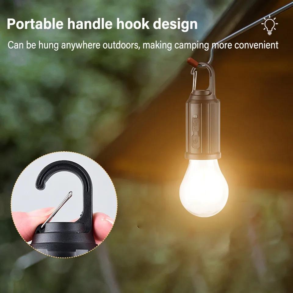 Solar Powered Camping Light Portable Led Camping Light Super Bright Solar Lantern for Emergency Waterproof Rechargeable Tent