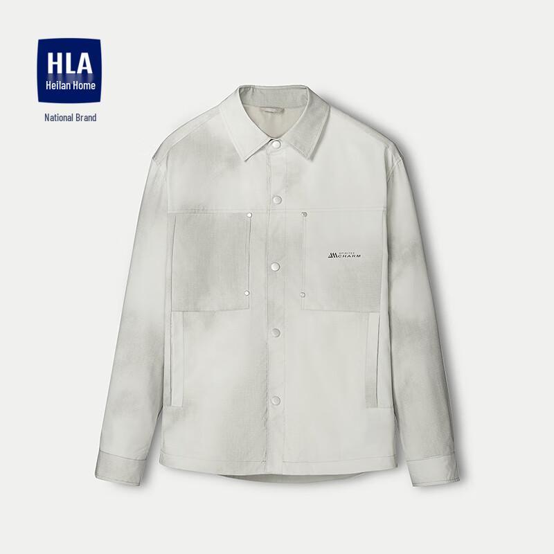 

HLA Men s Colorblock Print Casual Jacket 170/88A (48)