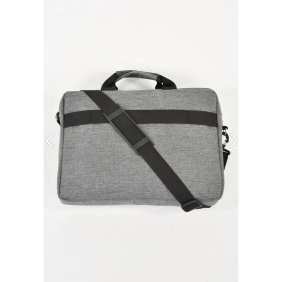 Unisex West Series 15.6" Inch Gray Document Computer Notebook Laptop Bag