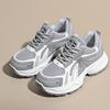 Fashion Thick Bottom Breathable Mesh Sneakers Women 2025 New Lace Up Platform Sport Shoes Woman Non Slip Ladies Fitness Vulcanize Shoes