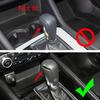 BDP1 Car Gear Head Shift Knob Handle Cover Trim Carbon Fiber Sticker for Mazda CX5 2017-2025 for Mazda 3 Additions 2014-2019