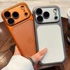 Luxury Matte Transparent Phone Case For iPhone 14 15 16 Pro Max 17Air Plus Shockproof Bumper Cases Cover