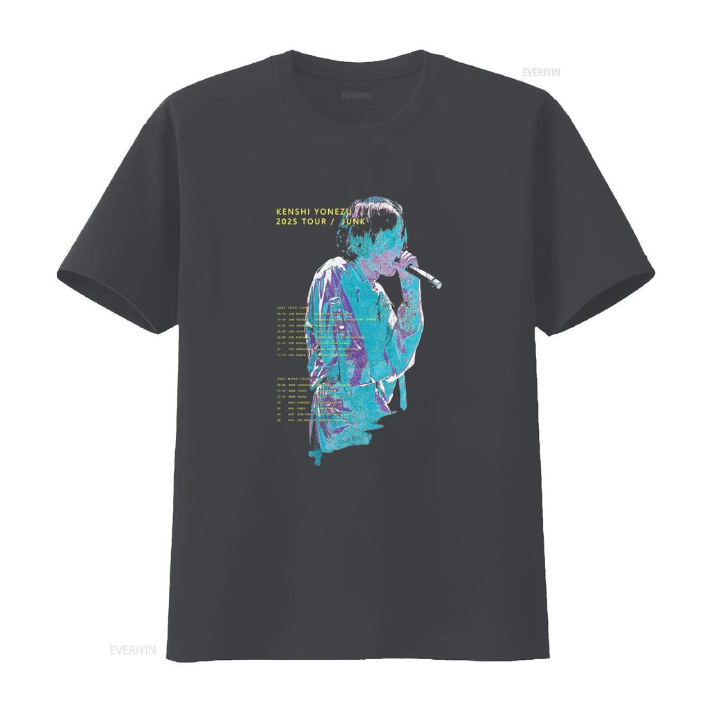 Kenshi Yonezu Junk World Tour 2025 T Shirt Available in S 3XL Sizes vintage Washed Slightly Versatile Breathable homme