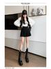 High-Waisted Corduroy Wool Pleated A-Line Skirt Pants for Women - Versatile Winter 2025 Fashion