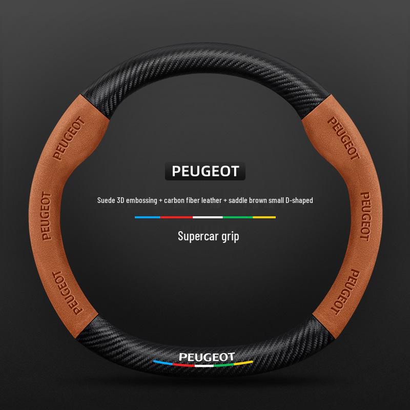 Steering Wheel Cover for Peugeot Models: 307, 3008, 4008, 2008, 508L, 301, 207