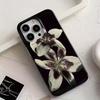 Lily Orchidee Blumenmuster Weiche Handyhülle Für iPhone 16 17 15 14 13 12 11 Pro Max XS X 7 8 16e 16 Plus SE 2022 Stoßfeste Hülle