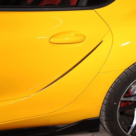 Carbon Fiber Car Side Door Air Vent Cover Trim For Toyota GR Supra A90 -