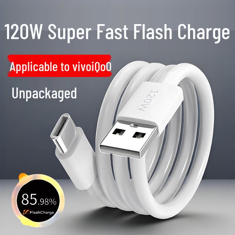 Кабель vivo iQOO 120W Super Flash Fast Charge Type-C 120W USB Super Flash Charge 1m Unboxed