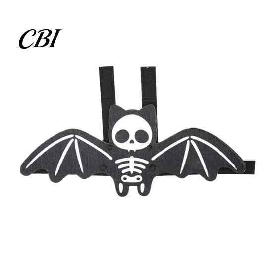 Cute Cat Bat Costume Halloween Pet Wings, Costume, Skeleton Wings Creative Dog Suit with Bells, Festive Apparel for Cats Dogs Cosplay Party