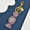 7 Colors Sweet Bag Hanger Resin Candy Metal Keychain Luxury Pendant Bag Charms Women Fashion Handbag Decoration