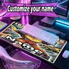 Custom Name Personalized Transformers Pattern Mousepad, Laptop PC Desk Mat, Decorative Desk Mat for Home Keyboard Pad Gift