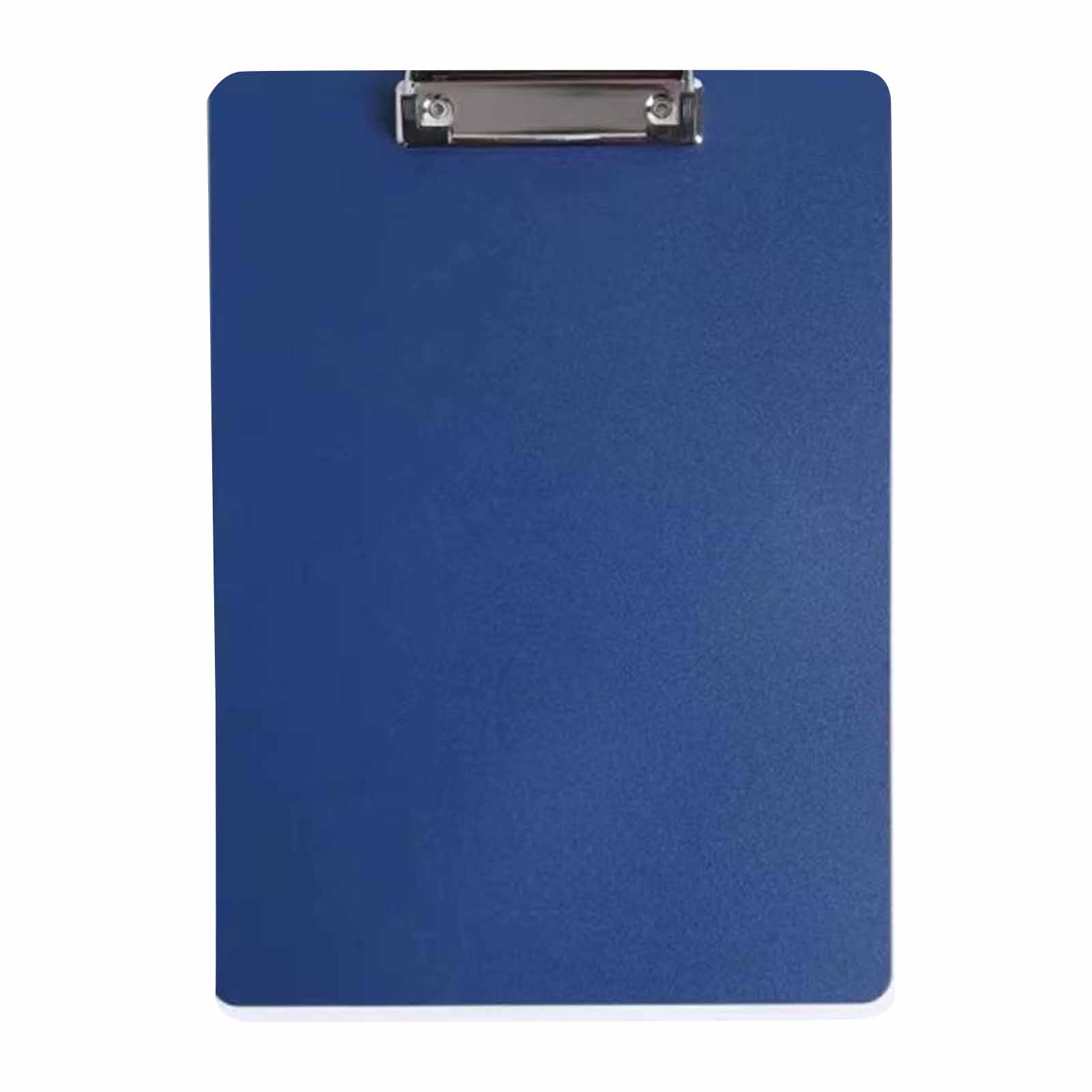 A4 Clipboard Thickened Multipurpose Desktop Document Holder for Files Materials School Office Navy Blue