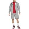 Jordan Fleece-Lined Solid Color Drawstring Jogger Shorts Men Bottoms Gray DA9827-091