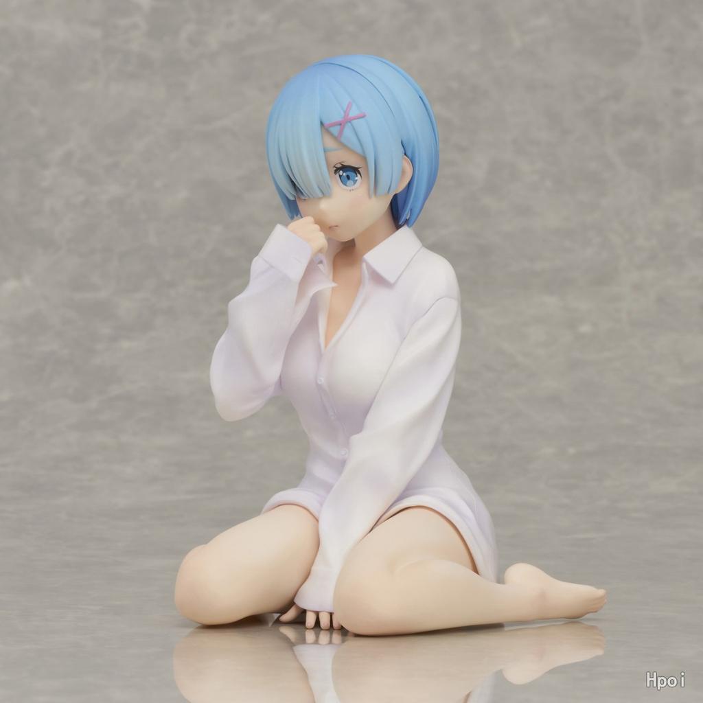 Figurină Anime Re ZERO Starting Life In Another World 11CM Rem Poziție Îngenuncheată Model Anime Jucării Cadouri Ornamente