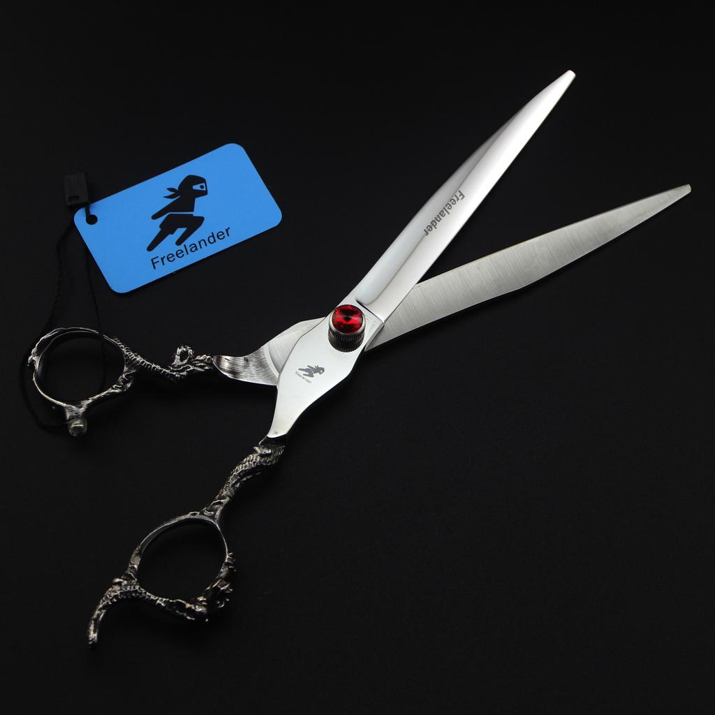 Freelander, High-end, Dragon Handle 8.0 Inch, Dragon Handle, Pet Scissors, Beauty Scissors