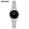 Sanda Summer Steel Band Couple Watches - Trendy Waterproof Wristwatches for Men and Women