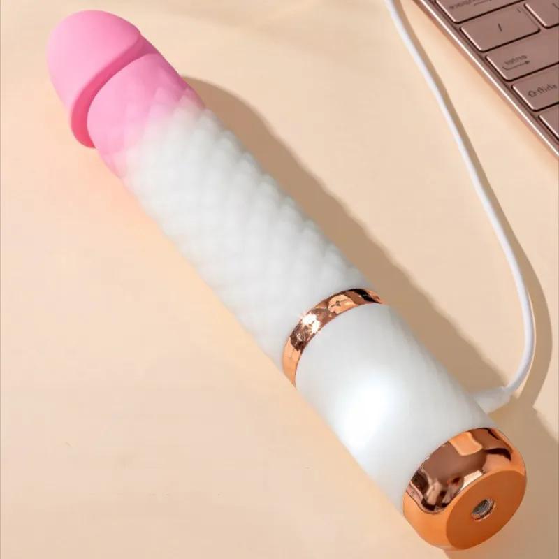 Vibrador Dildo Telescópico de Silicone Aquecido com Ventosa Potente e Textura Realista, Brinquedo Sexual Feminino Adulto