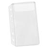 A7 6-Hole Loose Leaf Pockets Set PP Photo Album Refill Pages & PVC Zipper Bags for Planner Notebook Binder Accessories
