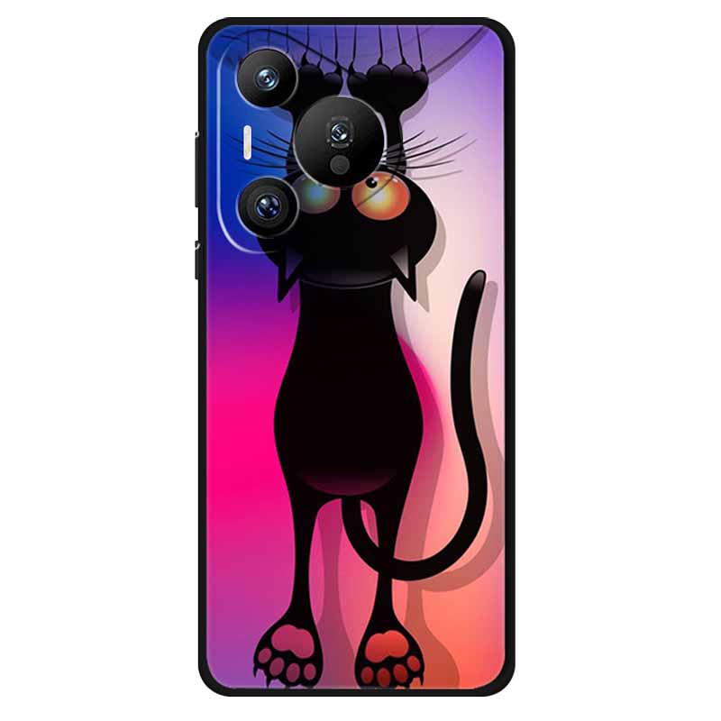 For Huawei Pura 70 Ultra Pro Case Silicone Animal Painted TPU Soft Phone Back Cover For Pura70 Pro+ Lion Shockproof Case Pura70