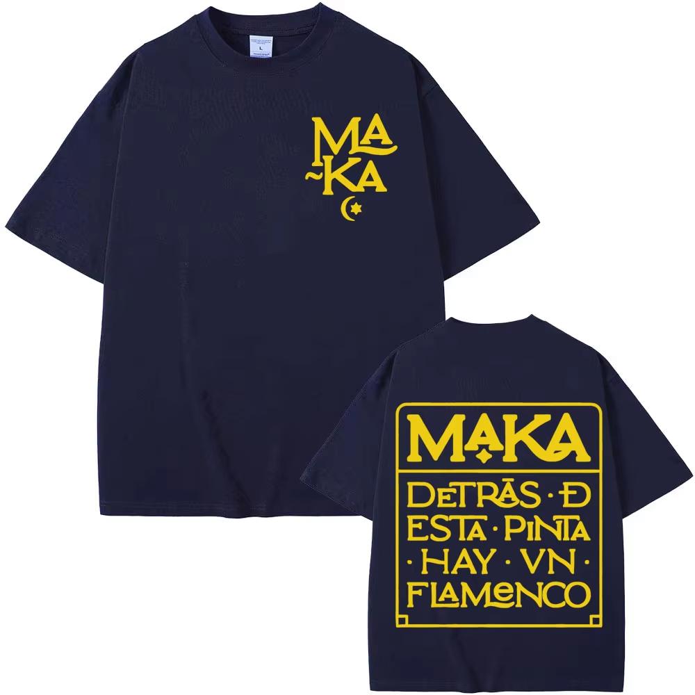 Rapper Maka Detras Desta Pinta Hay Vn Flamenco Graphic Print T Shirts Men Women Fashion Casual Cotton Short Sleeve Tshirts