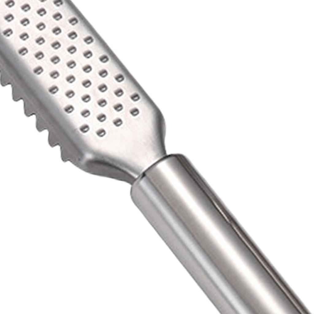 Fishes Scale Scraping Tool Stainless Steel Premium with Sawtooth Peeling Manual Fishes Scale Remover Cleaning Tools for Kitchen