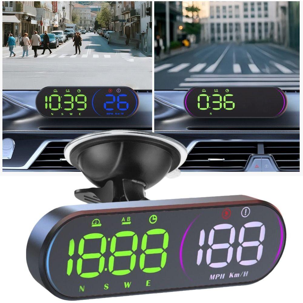 Portable Digital Speedometer Universal Windshield Projector Car Head Up Display  Tachometer