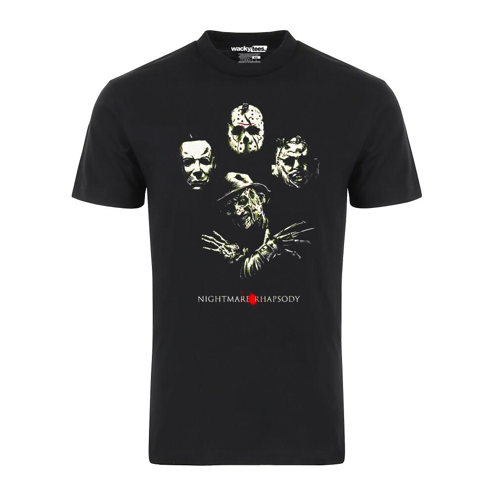 

Nightmare Rhapsody Album Halloween Horror Serial Killer Terror Graphic Tee Shirt Unisex T-Shirt XL