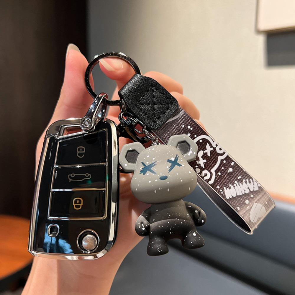 Durable for VW Key Holder for Golf Polo Passat Tiguan Lavida Bora Sagitar Troc Tuyue Lamando Protective Cover