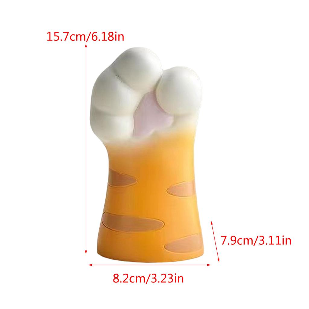 Cartoon Cat Vase Claw Shape Resins Flower Vase Plant Stand Multifunctional Flowerpots Bedroom Table Desk Decorations