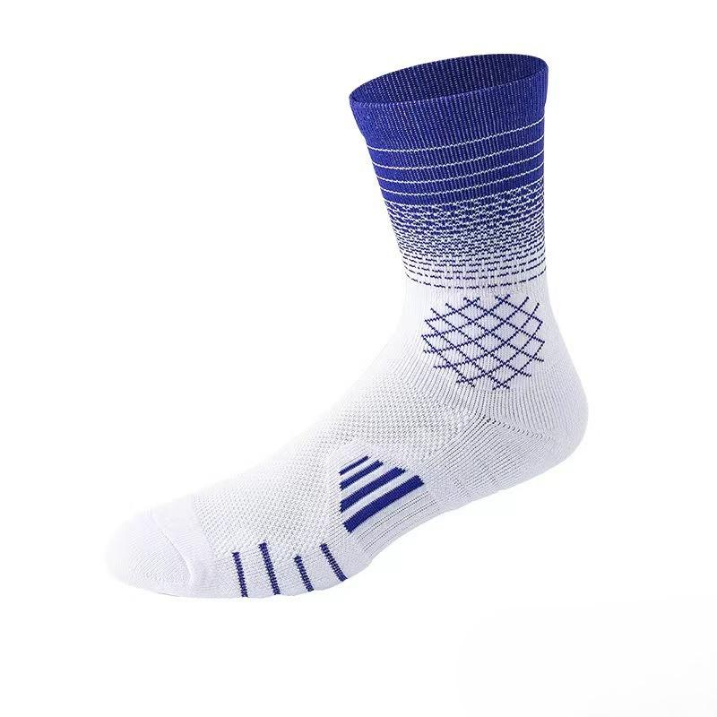 Men's Spring and Autumn Professional Basketball Colorful Non Slip Socks