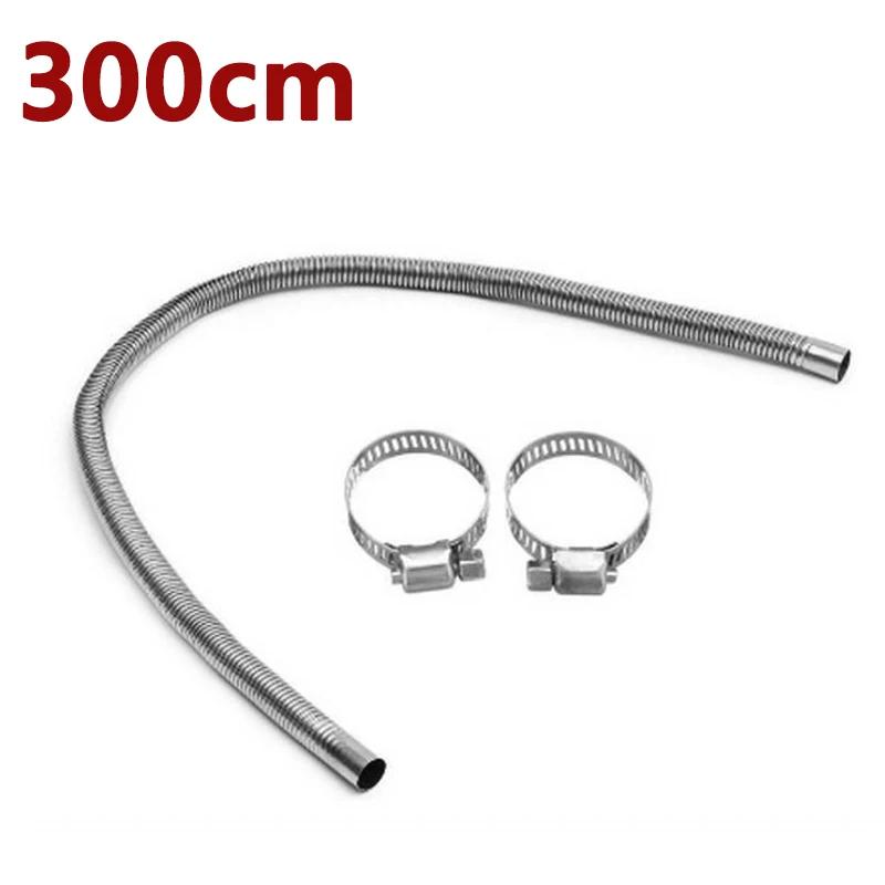 60 cm 100 cm 120 cm 150 cm 200 cm 250 cm 300 cm Aria Diesel Riscaldatore di parcheggio Tubo di scarico in acciaio inossidabile Tubo di sfiato del gas Tubo per auto camion VAN