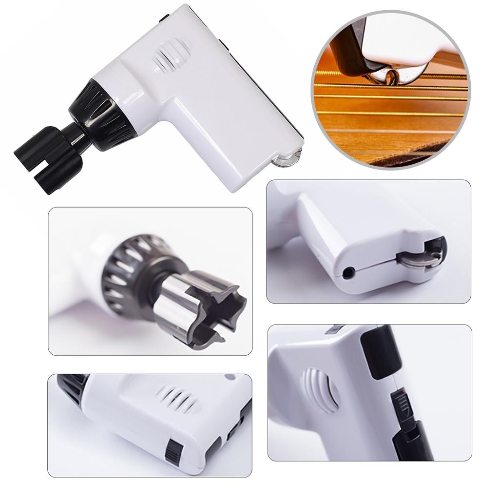 Electric Automatic Guitar String Winder String Cutter Restringing Tool Instrument String Winder Guitar Accessories