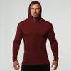 Männer Hoodie Lange Ärmel Einfarbig Casual Slim Fit Weiche Baumwolle Atmungsaktiv Herbst Männlich Workout Fitness Mit Kapuze Top Sweatshirt Sportswear
