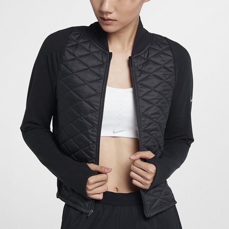 Nike Running Warm Sports Jacket Women Jackets Black 930556-010