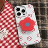 Little Red Flower Stand Phone Case for iPhone 15, iPhone 16, iPhone 17 Pro Max