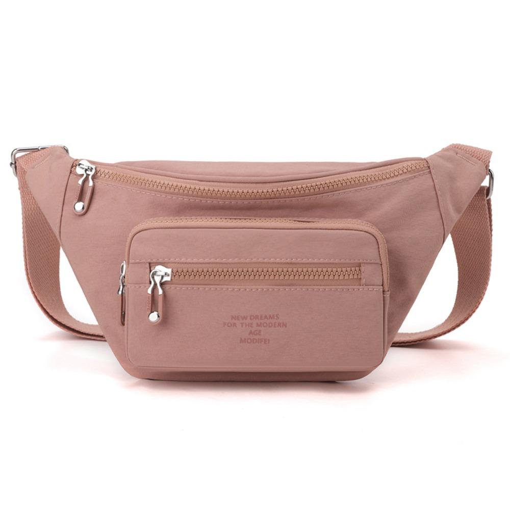 Portable Nylon Crossbody Bag Solid Color Middle Aged Tote Bag Fashion Mobile Phone Bag  Mom