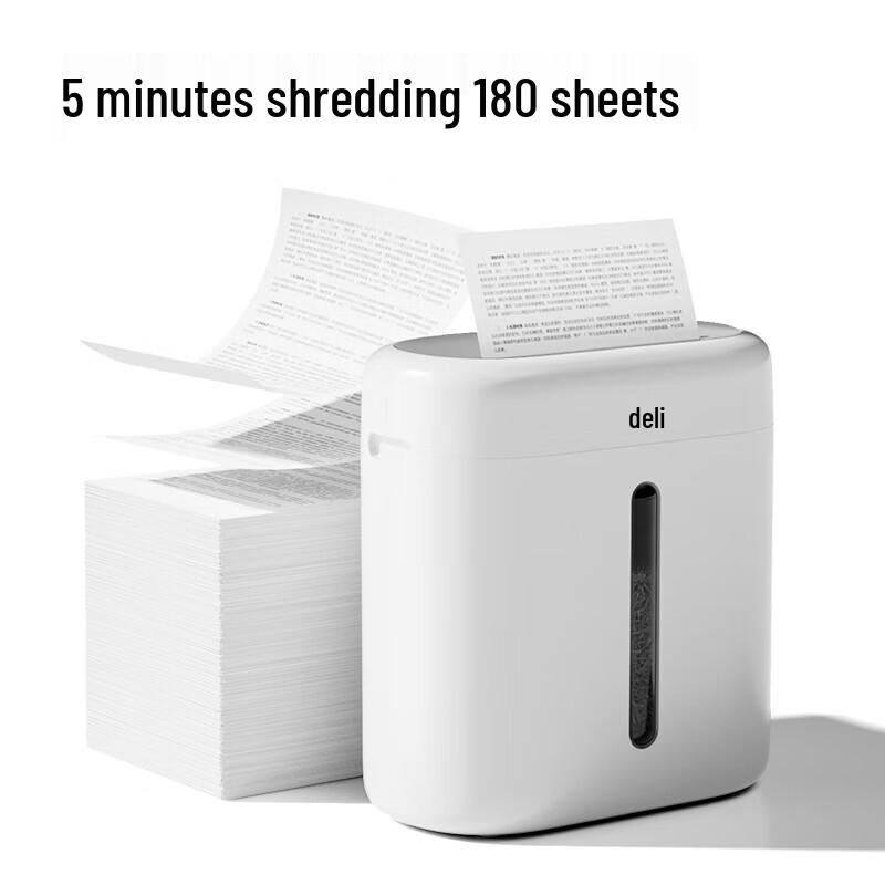 Deli Office & Home Paper Shredder CN plug (adapter included)