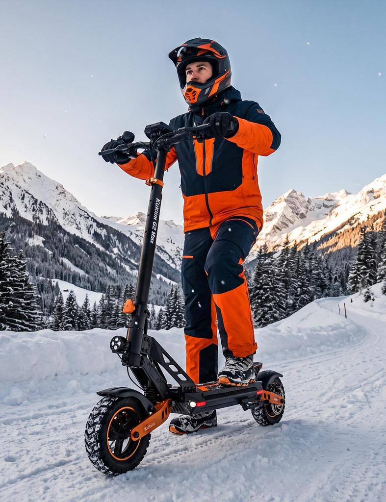 KuKirin G2 Max 2026 Faltbarer E-Scooter für Erwachsene Nennleistung 1000W Spitzenleistung 1200W Bürstenloser Motor 48V 20,8Ah Akku 60-70 km Reichweite 10 Zoll Off-Road Luftreifen