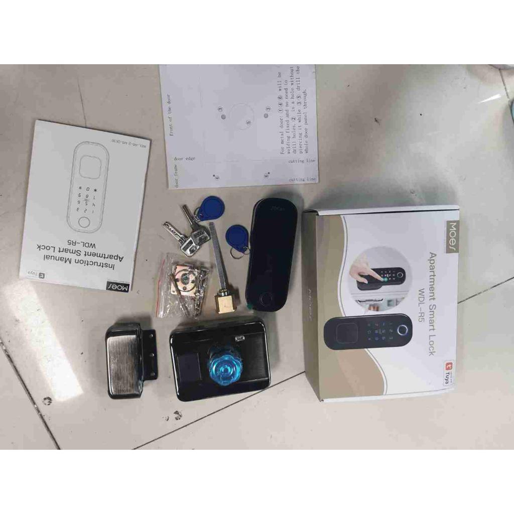 Smart Fingerprint Door Lock APP Timing Electronic Keyless Keypad Entry Door Lock with 6 Unlocking Ways