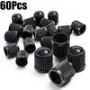 Tyre Valve Dust Caps Valve Stem Covers Plastic Tire Caps With O Rubber Ring For Car, Motorbike, Trucks, Bicycle  Airtight Seal