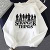 Stranger Things Aufdruck Hoodie Oberteil Mit Fleece Kapuzenpullover Herren Damen Kleidung Damen Herren Unisex Oversized Y2K Pullover