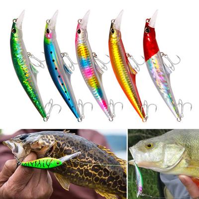 Isca de Pesca Isca Dura com Anzol Triplo Aparência Realista Olhos 3D Cor Brilhante Mini Isca Artificial Portátil Isca Falsa