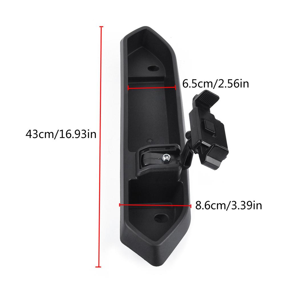 Multi-Mount 2 in 1 Dash Phone Holder with Storage Box Interior Accessories Organizer Box for JL 2018-19