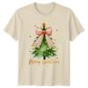 Merry Christmas Tree Holiday Graphic Tee Unisexs Unisexs Unisex TShirt Festive Xmas