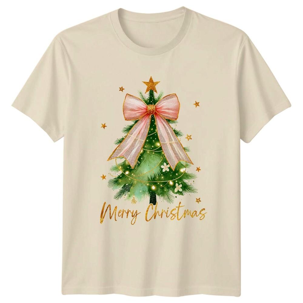 Merry Christmas Tree Holiday Graphic Tee Unisexs Unisexs Unisex TShirt Festive Xmas