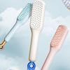 Automatic Cleaning Hair Comb Paddle Brush Hairbrush DD-12753
